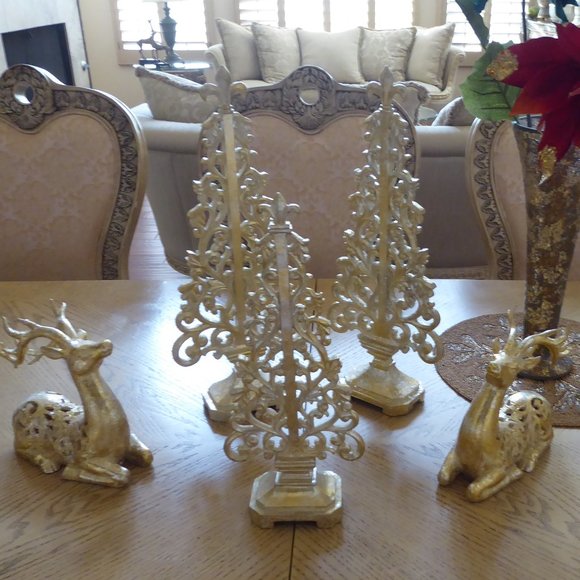 Michaels Holiday Michaels Ceramic Glitter H 5 X W 9 2 Christmas